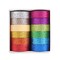 DIY Glitter Washi Tape Set 12 Rolls Colored Masking Tape Sparkle Decorative Tape for Art Scrapbooking Decor and Crafts (Dark)